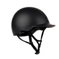 Matte black schooling helmet